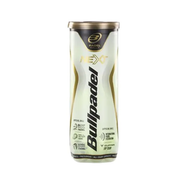Bullpadel Next padel ball tube - white and gold canister, FIP Tour official ball