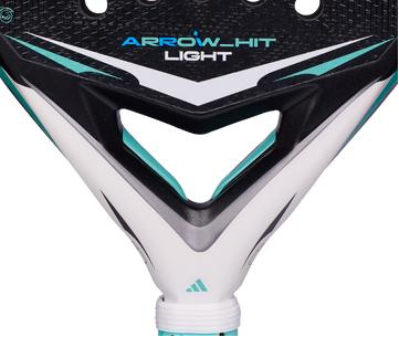 Adidas Arrow Hit Light racket - throat detail
