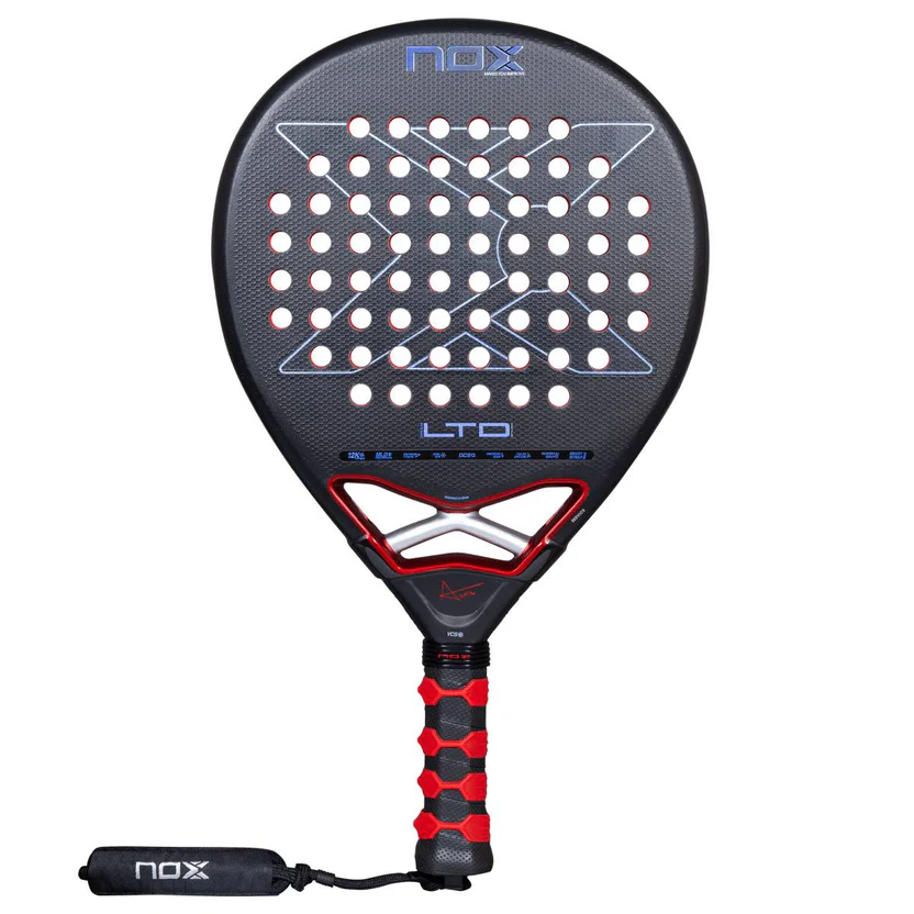 NOX LTD Limited Edition padel racket front view – teardrop shape