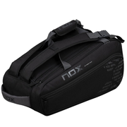 NOX Street padel bag - end panel close-up with motivational text
