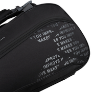 NOX Street padel bag - backpack mode showing padded shoulder straps